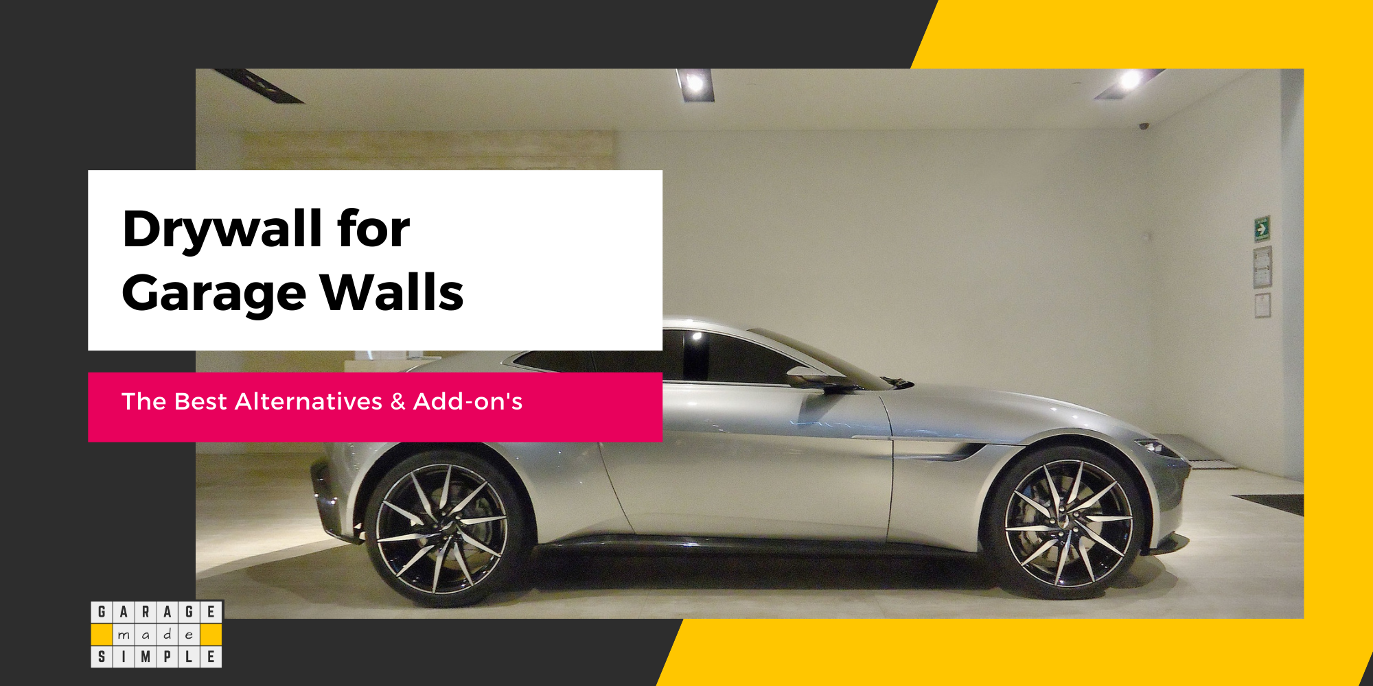 9 Alternatives To Drywall Garage Walls: What is Practical & Best?