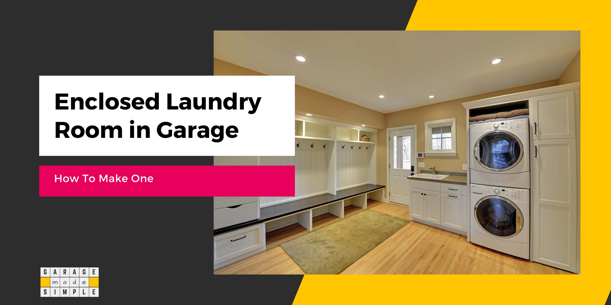 7 Step Practical Guide to Building a Laundry Room in the Garage
