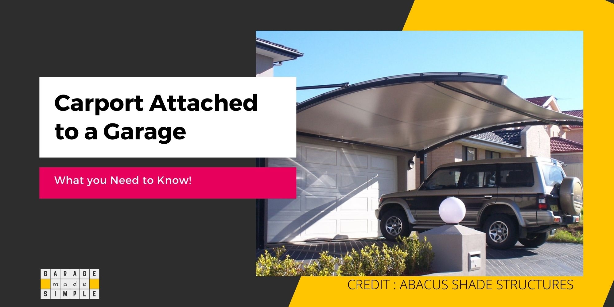 Carport Attached To The Garage: Is It Better? (7 Reasons)