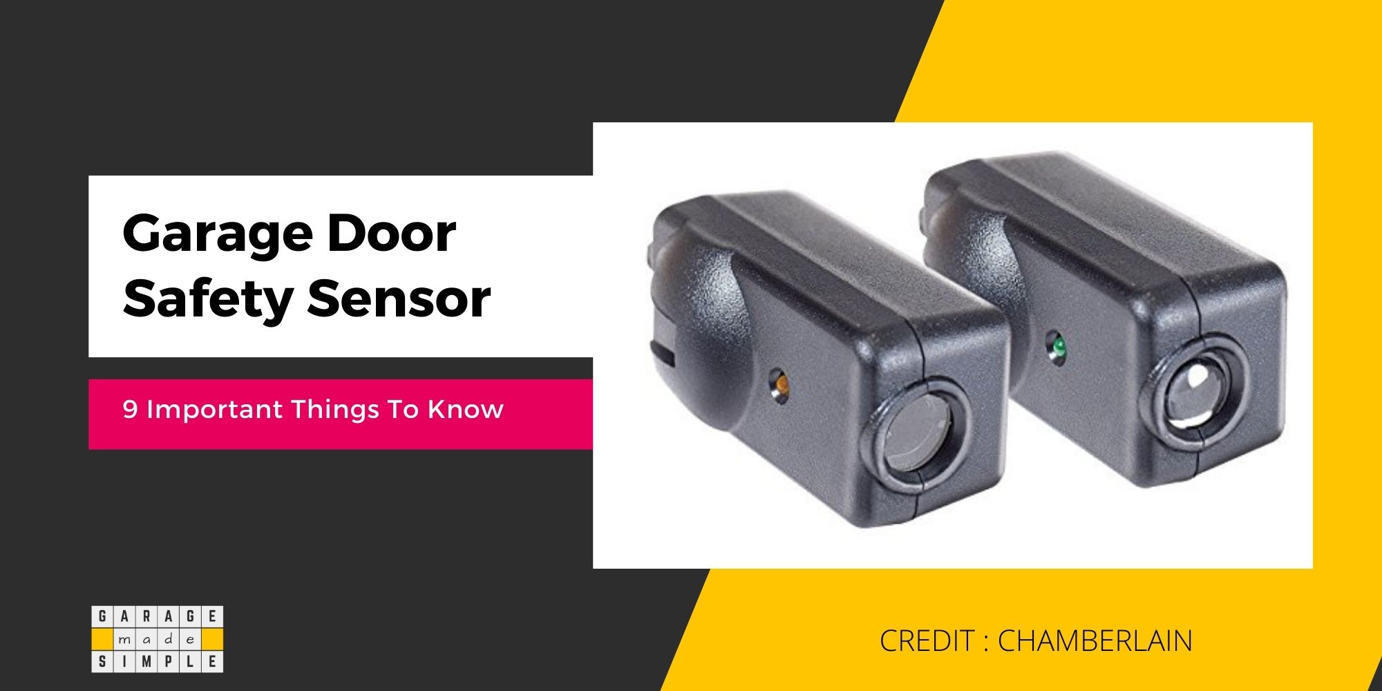 9 Important Things To Know About Garage Door Safety Sensors