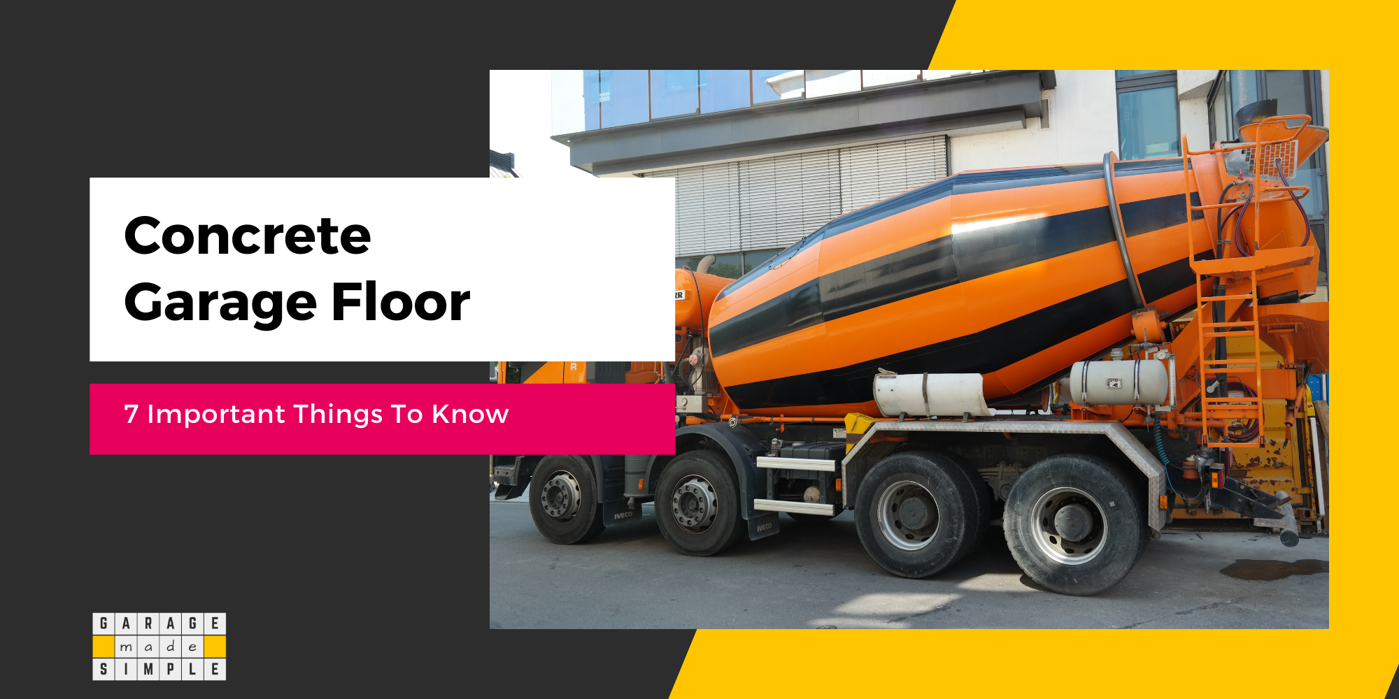 7 Important Things To Know About A Concrete Garage Floor