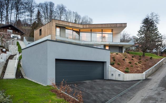 building a garage on a steep slope