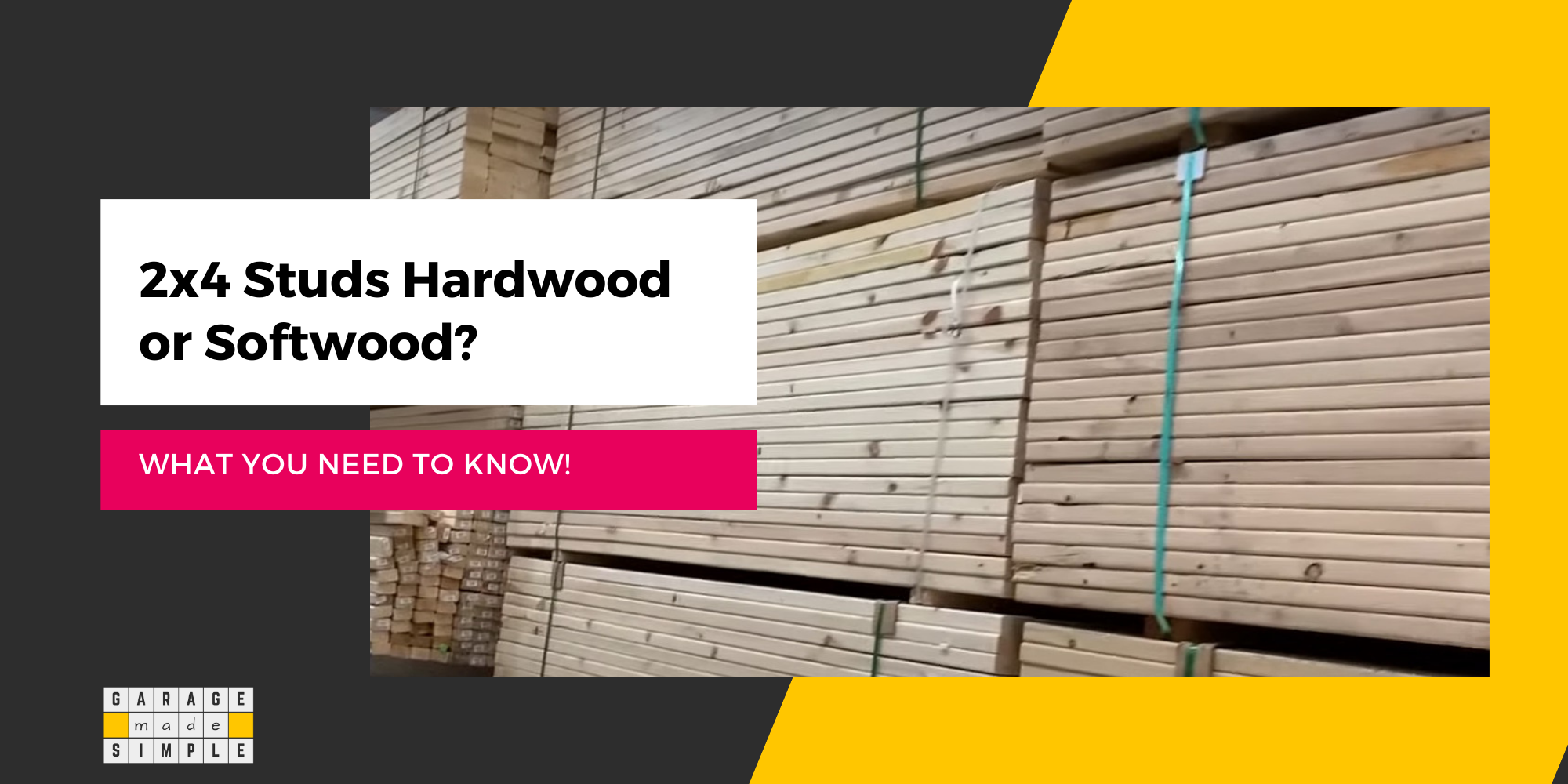 Are 2×4 Studs Hardwood or Softwood? (Which is Really Better?)