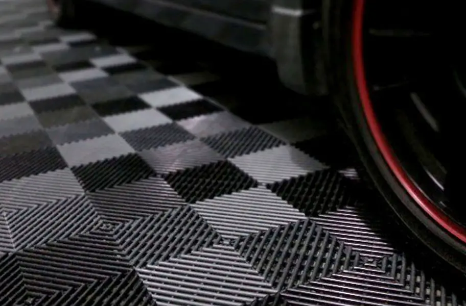 Vented Garage Floor Tiles