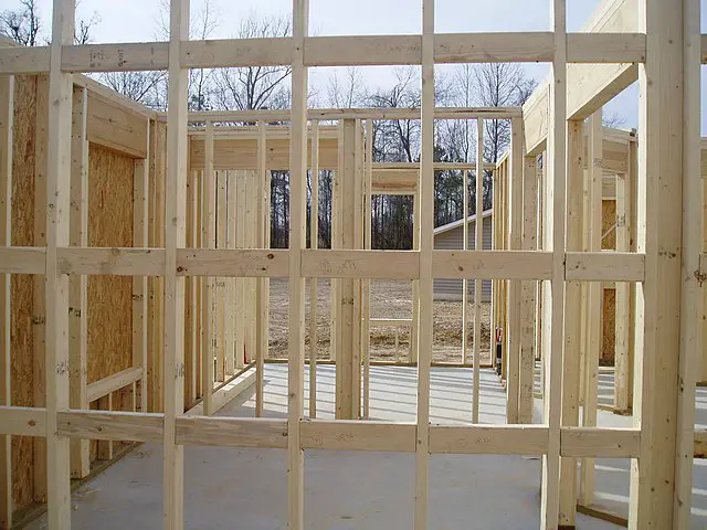 Wall Framing with Studs and Blocking