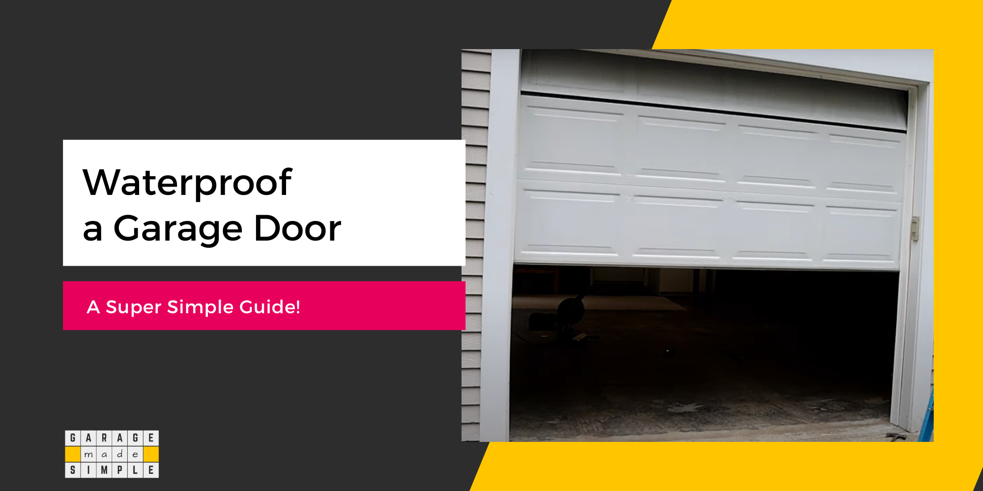 Can You Waterproof a Garage Door? (A Super Simple Guide!)