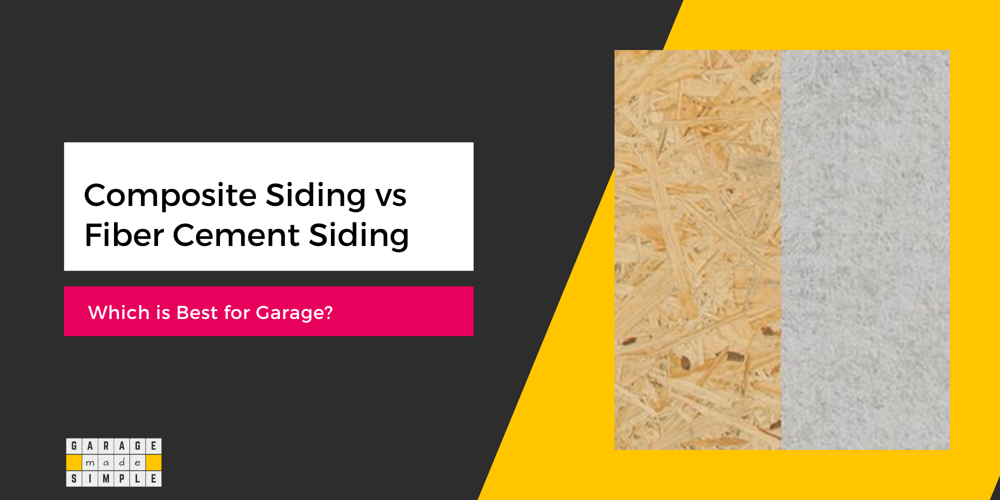 Composite Siding Vs Fiber Cement: Which Is Best for Your Garage?