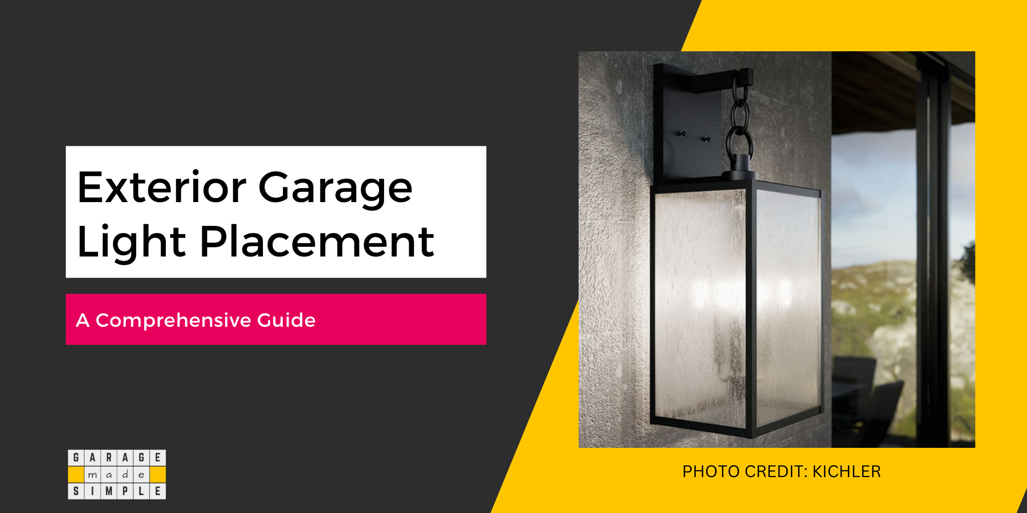 Exterior Garage Light Placement: A Comprehensive Guide!