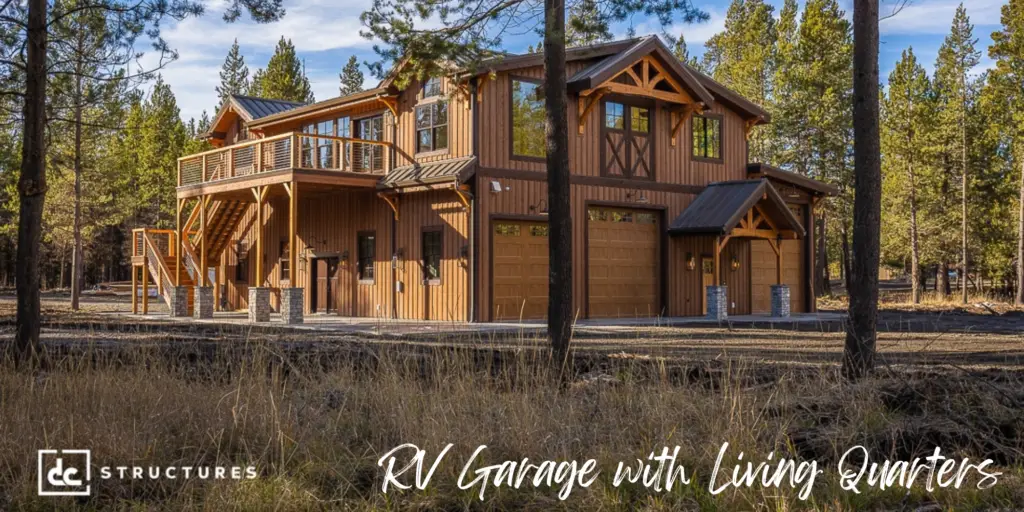 RV Garage with Living Quarters