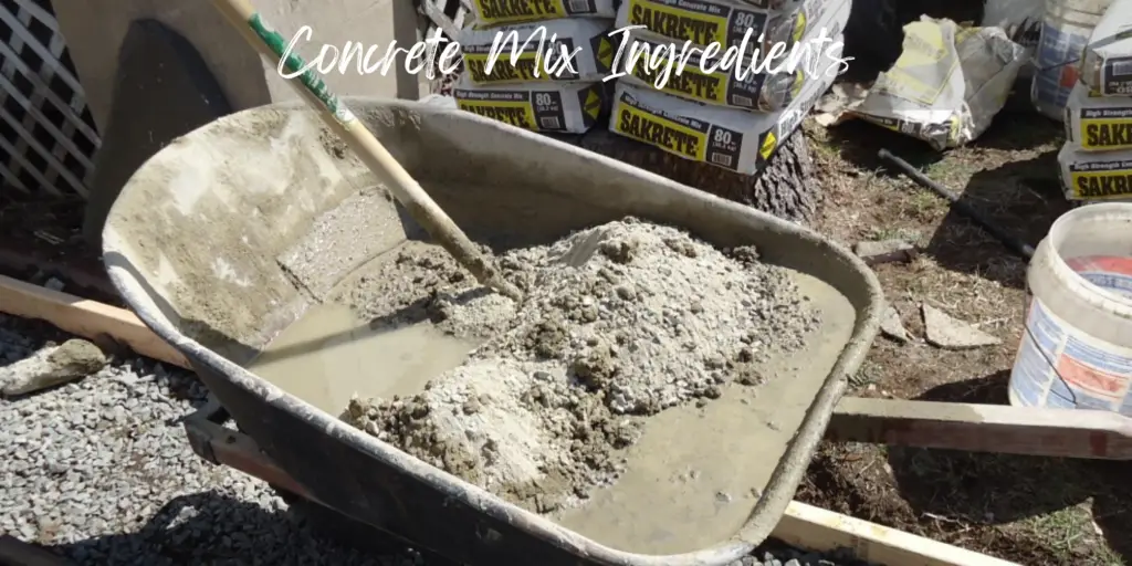 Concrete Mix Ingredients
