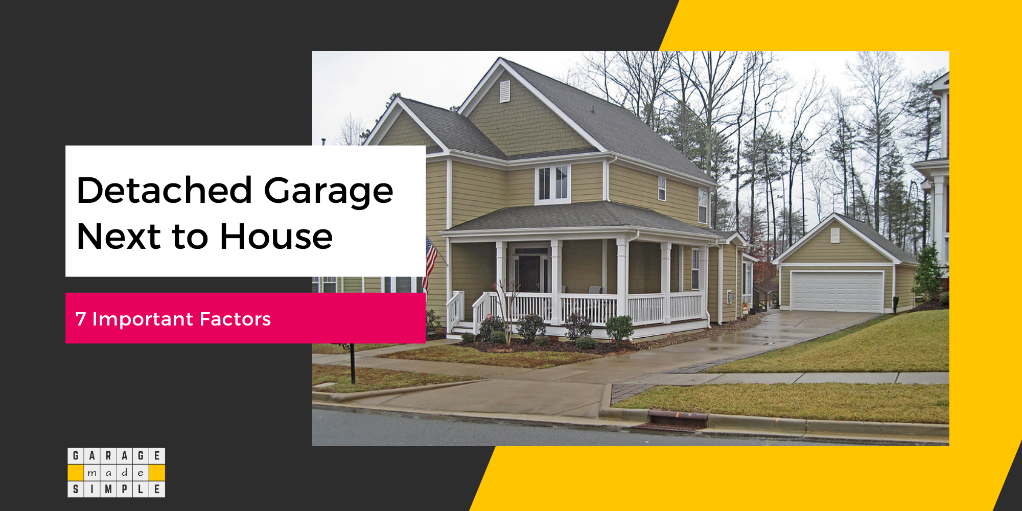 7 Must-Knows for Your Detached Garage Next to House