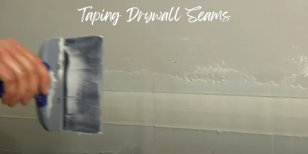 Taping Drywall Seams