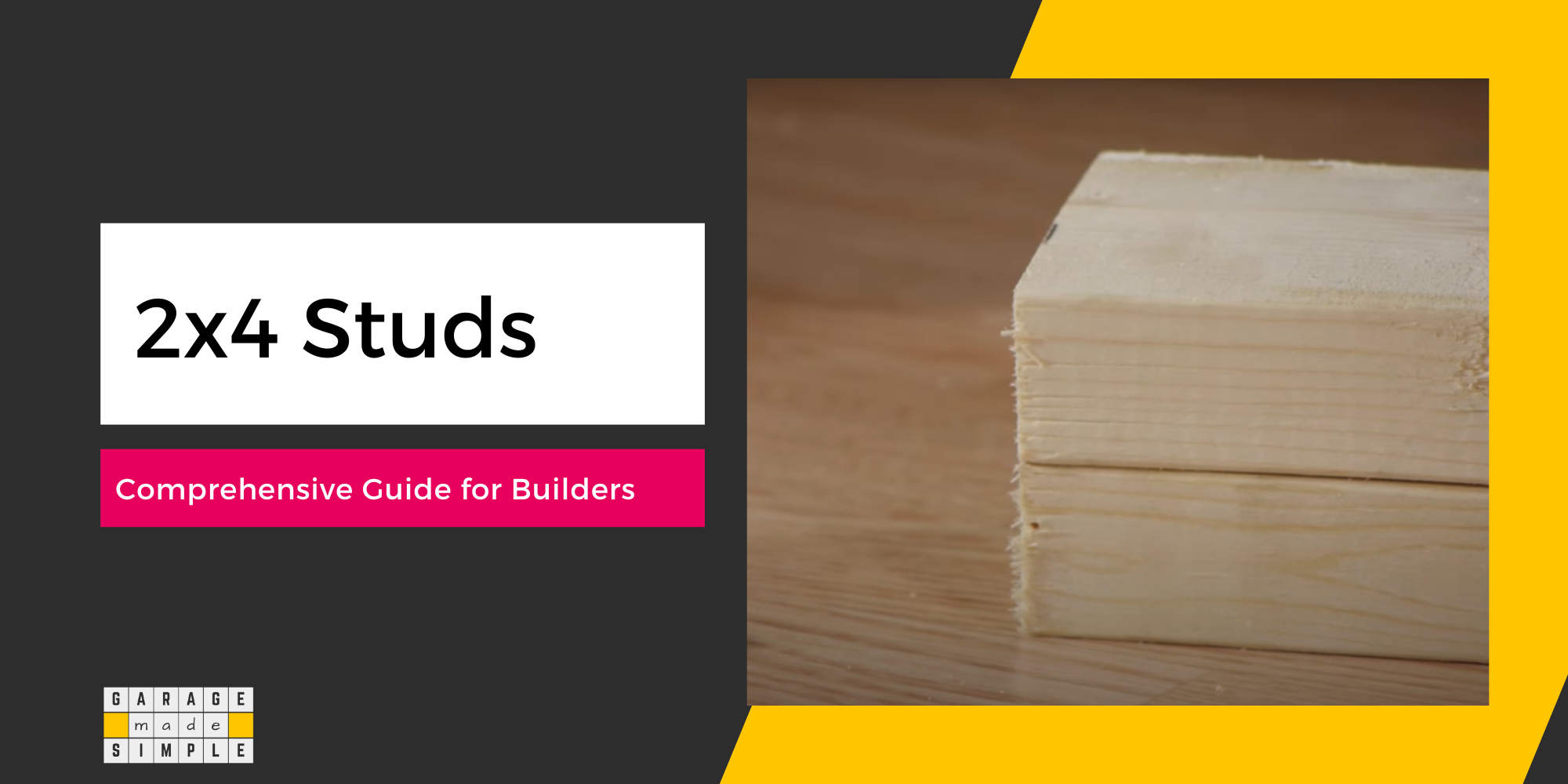 2×4 Studs: Comprehensive Guide for Garage Builders