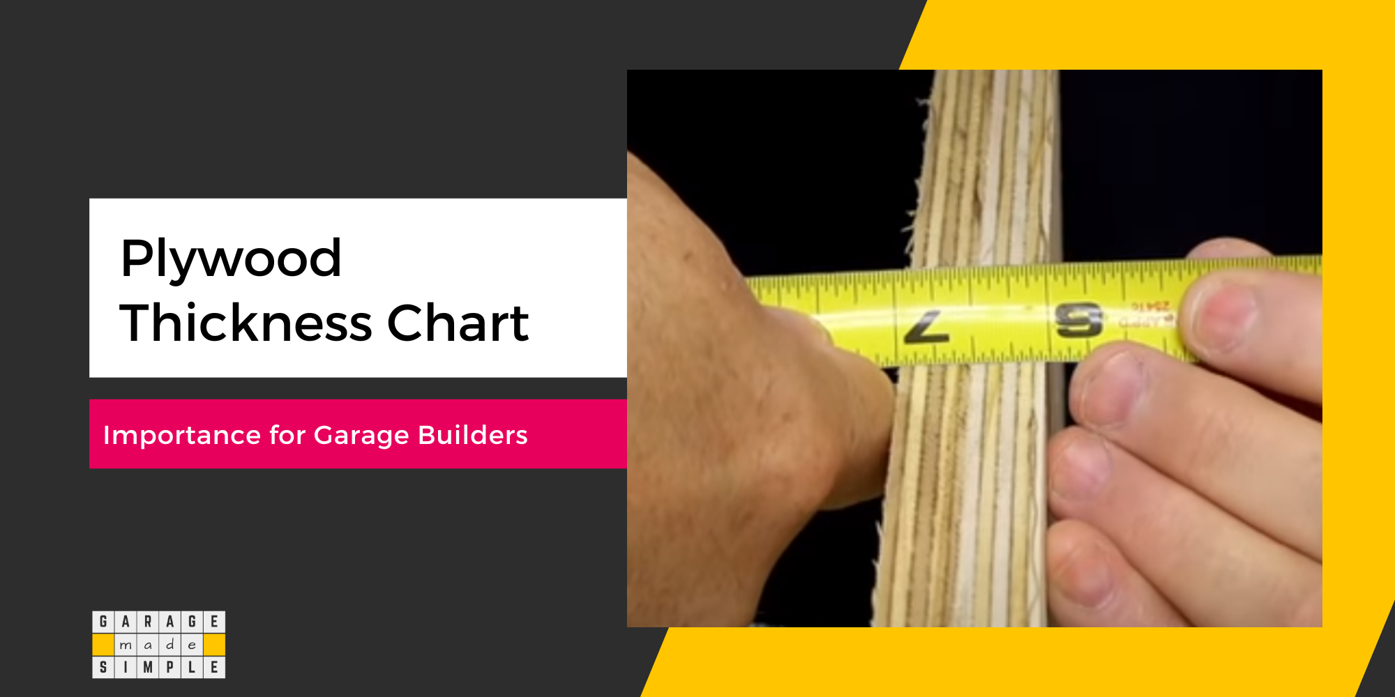 Importance of Plywood Thickness Chart in Garage Construction